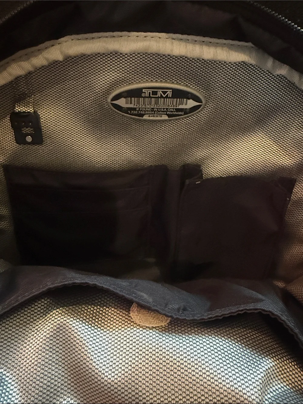 Black TUMI Men's Backpack - Sleek Everyday Carry